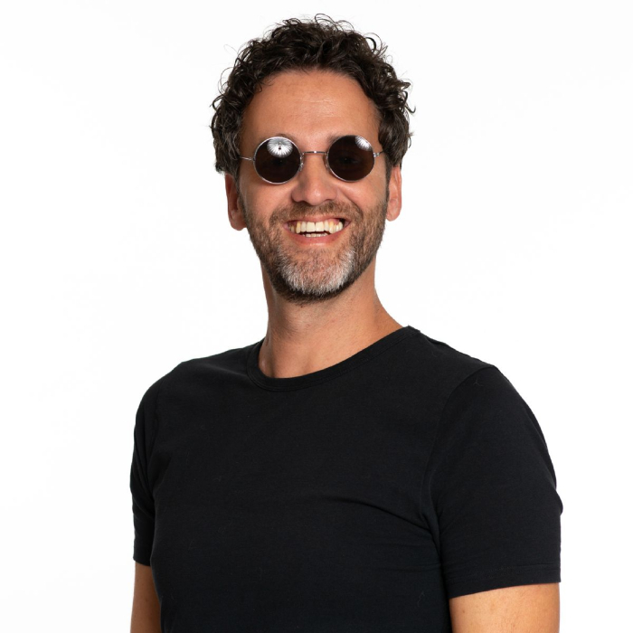 Runde brune Lennon solbriller – Stilfuld og cool!