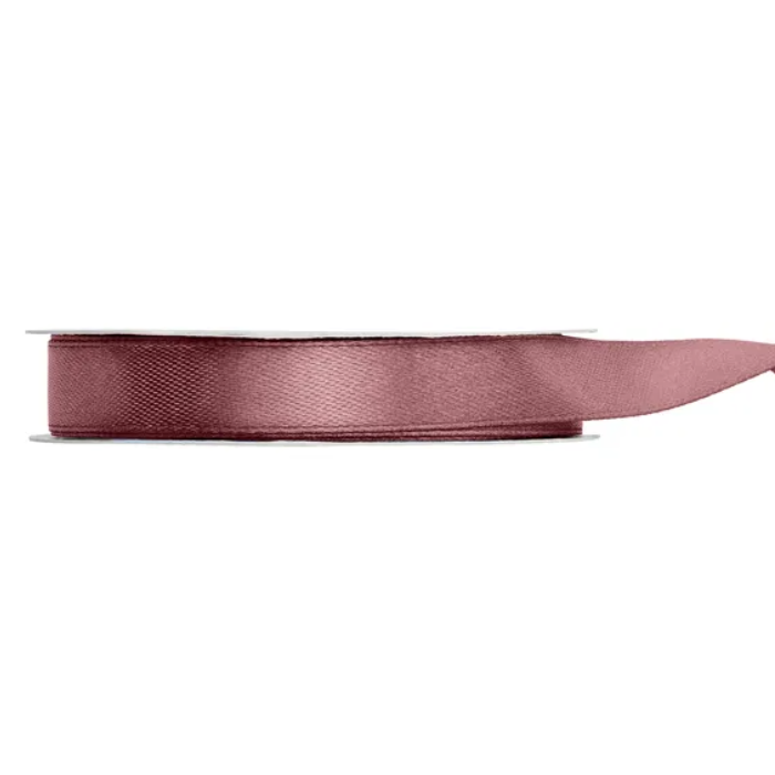 Rust Rosa Satinbånd 12 mm x 25 m - Fantastisk tilbud!