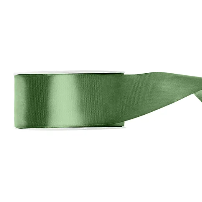 Sage Grøn Satinbånd 25 mm - Perfekt til Dine Fester!