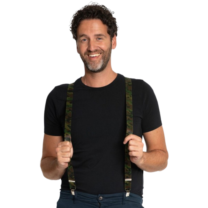 Kamuflage Seler Unisex - Perfekt til Festen!