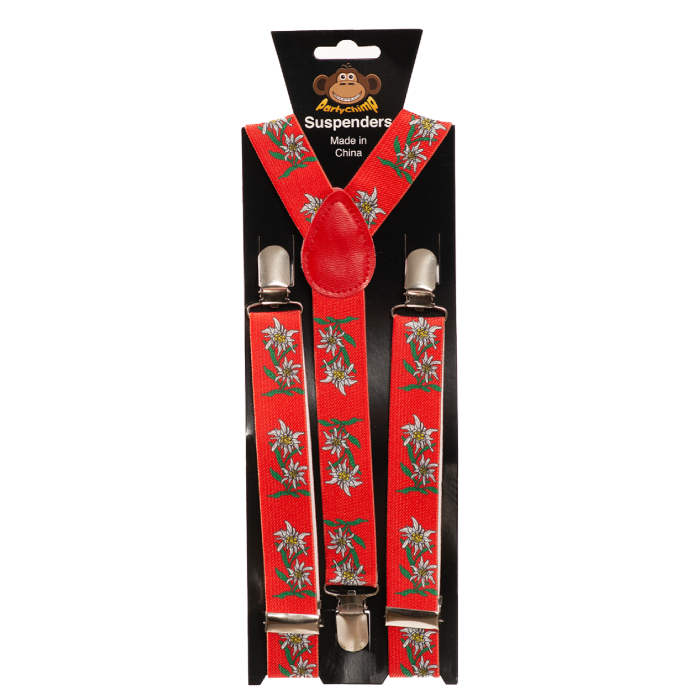 Seler med Edelweiss Blomst - Unisex Kostumeaccessory