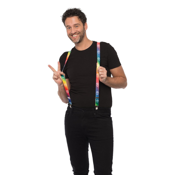 Multifarvede Seler med Peace Motiver - Unisex
