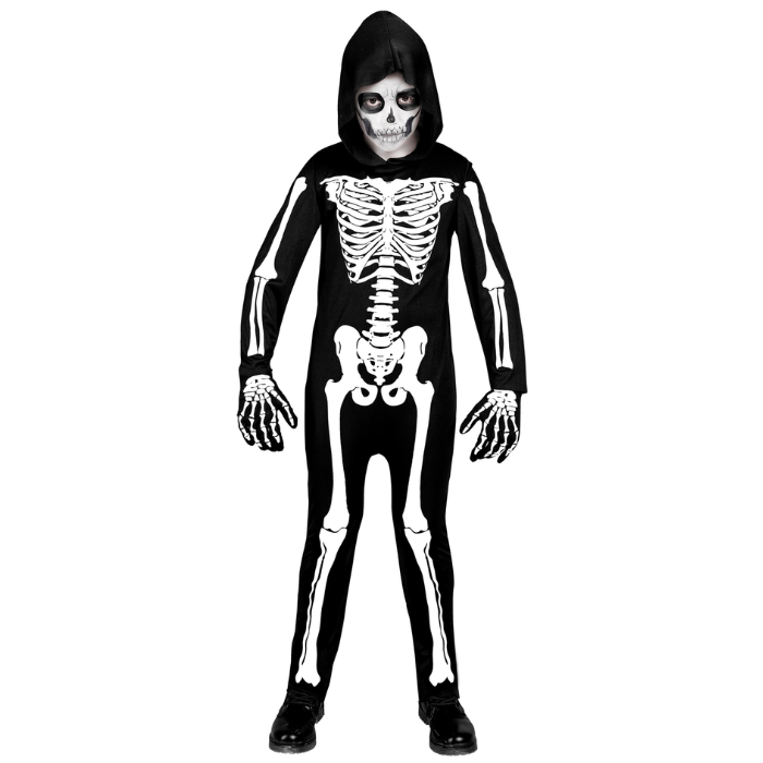 Skeletkostume til Børn - Fantastisk Halloween Tilbud!