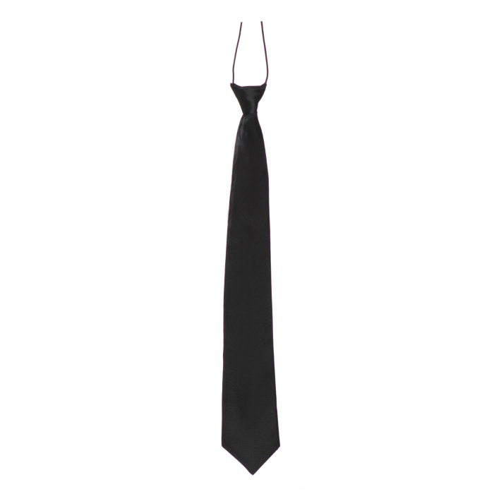 Elegant sort slips 50 cm - perfekt til formelle lejligheder!