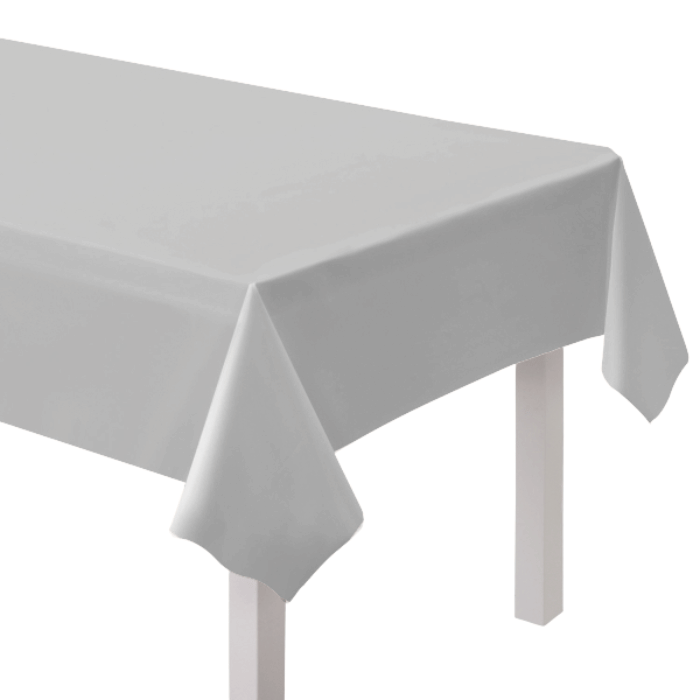 Sølv Papirs Dug 120x180 cm - Perfekt til festlige anledninger!