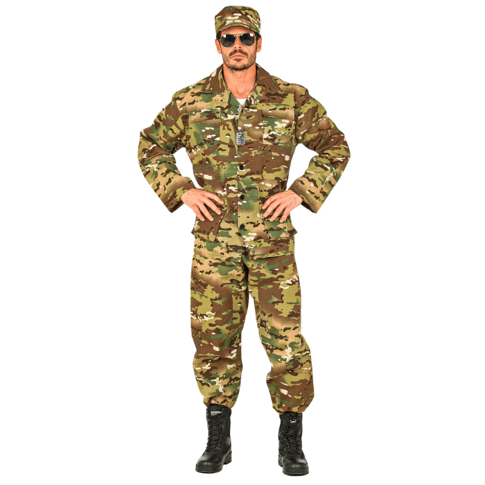 Soldat Kamoflage Kostume - Delvist Udsalg!