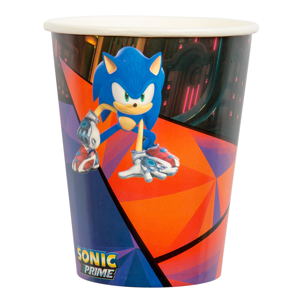 Sonic Papkrus - 8 stk. til temafester!