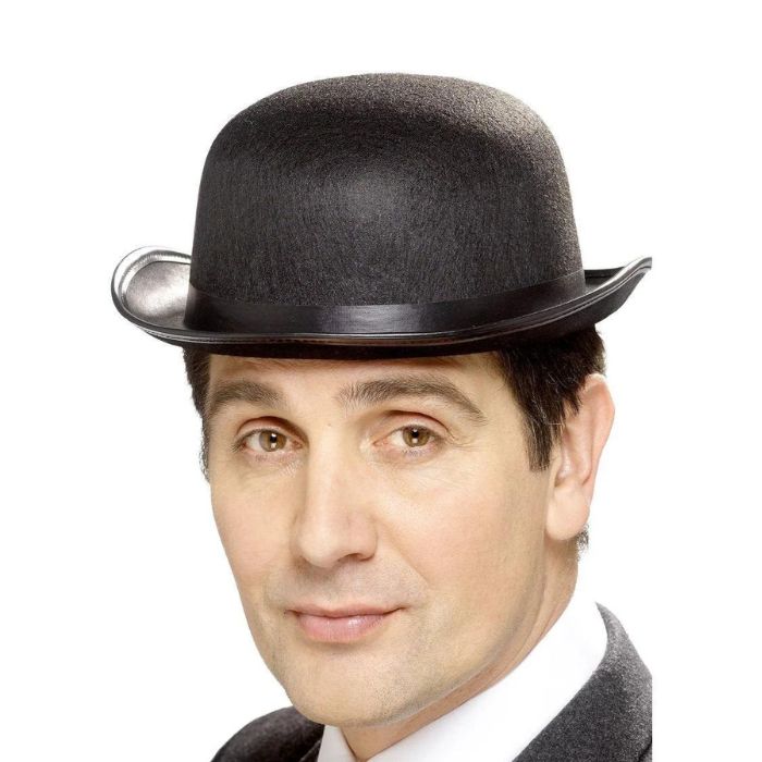 Sort Bowlerhat - Perfekt til festlige anledninger!