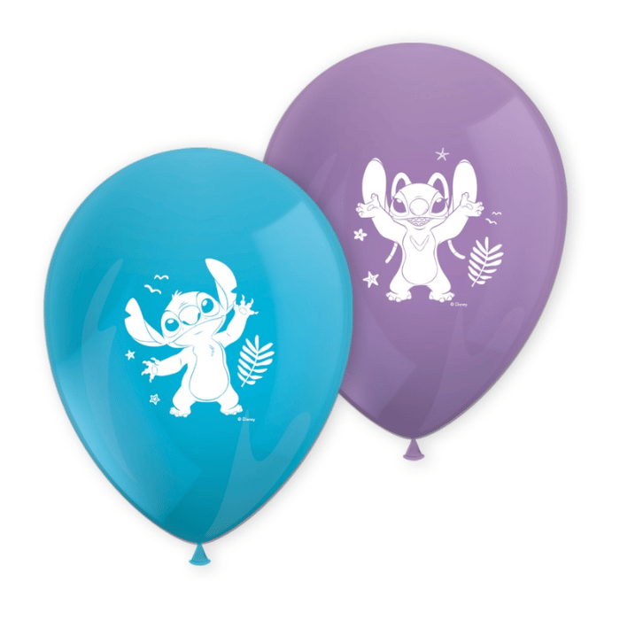 Stitch og Angel Balloner 8x30 cm – Festdekor!