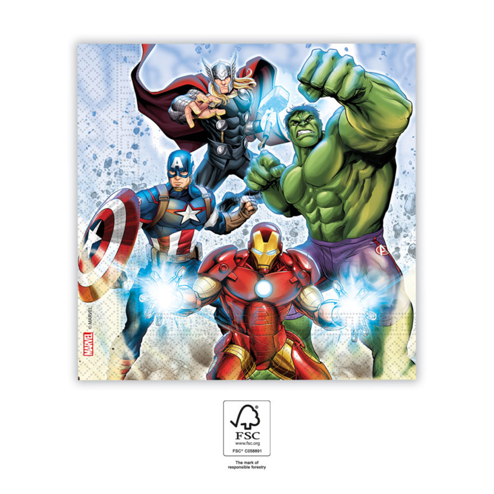 Avengers Servietter - 20 stk. til Festen!