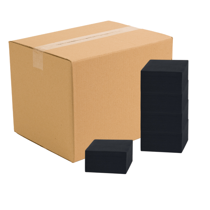 Sorte 20x20 cm Servietter - 4500 stk. til Festen