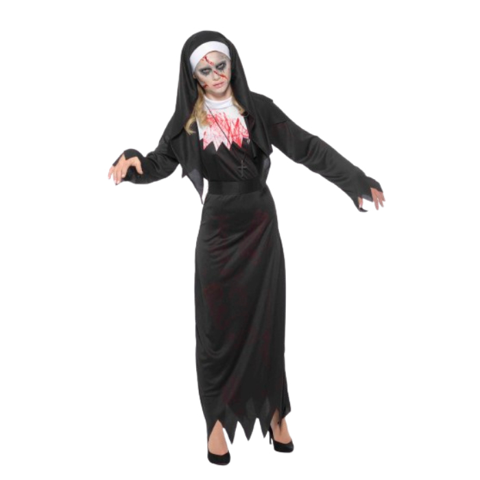 Zombie Nonne Kostume - Gør dig klar til Halloween!