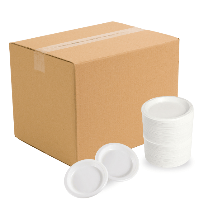 Genanvendelig Plastik Tallerken Ø16 cm - Super Tilbud!